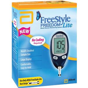 Abbott Laboratories Inc FreeStyle Freedom Lite&reg; Blood Glucose Monitoring System, Results in Just 5 sec