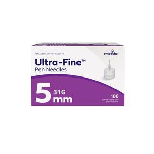 Ultra-Fine™ Mini Insulin pen needle 31G x 5mm Needle Length