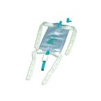 Bard Dispoz-A-Bag&reg; Leg Bag with Flip-Flo&trade; Valve, Sterile, with Fabric Straps 32 oz