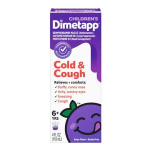 Children's Dimetapp Cold & Cough, Grape, 4 oz - REPLACES FCH66000