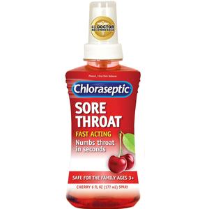 Chloraseptic Sore Throat Spray, Cherry, 6oz - REPLACES MEL678112100733
