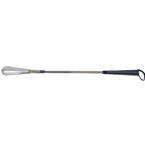 Mabis Healthcare Long Handle Shoe Horn with Flexible Head, 24", Flexible, Chrome Plated Shaft, Slip Resistant - REPLACES&nbsp;6664081120000