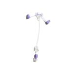 Halyard CORFLO&reg; 2-Port Y Extension Set, with ENFit&trade; Connector