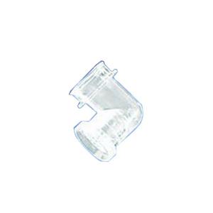 Inhealth Tech Blow-Singer&reg; Shower Guard, One-piece Plastic, Right Angled