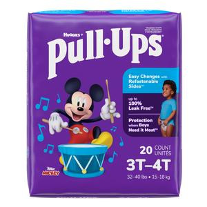 Kimberly Clark Pull-Ups® Learning Designs® Training Pant, For Boy, Size 3T to 4T, 20 Count - Replaces 6945141