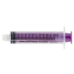 Monoject Purple Oral ENFit Syringe, Non-Sterile, 12 mL