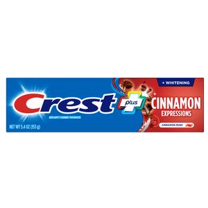 Crest Whitening Plus Cinnamon Expressions Toothpaste, 5.4 oz