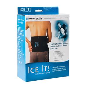 Battle Creek Ice It!&reg; ColdComfort&trade; Ice Pack Wrap with 3 Cold Packs 9" x 20"