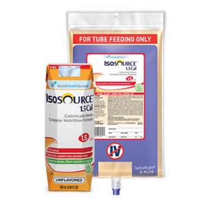 Nestle Healthcare Nutrition Isosource&reg; 1.5 Cal Complete Unflavored Liquid Food 1000mL Closed System Container , 375kCal/250mL, Lactose-free, Gluten-free