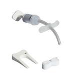 Smiths Medical ASD Inc Bivona&reg; Uncuffed Neonatal FlexTend&trade; Plus V Flange Tracheostomy Tube 3-1/2mm Size, 3-1/2mm I.D. x 5-3/10mm O.D.