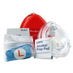 Acme AMBU&reg; EMT Grade CPR Mask Kit, with Two Nitrile Exam Gloves, Two Antiseptic Wipes