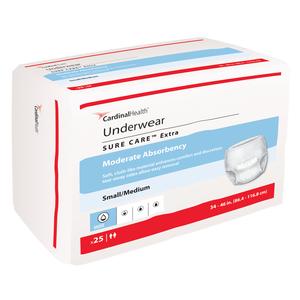 Cardinal Health, Underwear, Sure Care™ Extra, Small/Medium, 34" - 46"