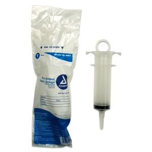 Dynarex Enteral Feeding Piston Syringe, for Pole Bag, 60mL, Non-Sterile