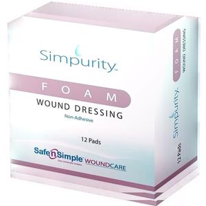 Simpurity Silicone Foam, No Border, 6" x 6"