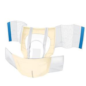 Adult Stretch Brief, WINGS Plus - Heavy Absorbency, Size 2 (L/XL) - Waist Size 48" - 66"