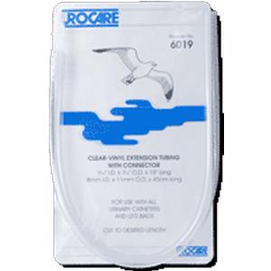 Clear Vinyl Tubing with Connector 18" L x 5/16" ID, Non-sterile