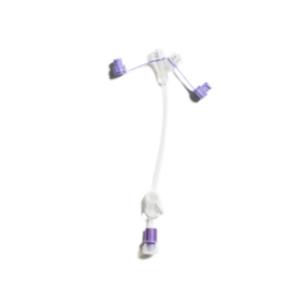 Halyard CORFLO&reg; 2-Port Y Extension Set, with ENFit&trade; Connector