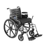 Invacare Tracer&reg; EX2 Wheelchair with Removable Fixed Height Desk Length Arm, 16" H x 16" W Seat, 34" H x 28-1/4" W x 31-7/8" D, 17-1/2" to 19-1/2" H Seat To Floor