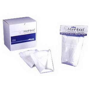 Coloplast Manhood Absorbent Pouch 250cc, Latex-Free, Super-Absorbent Polymer