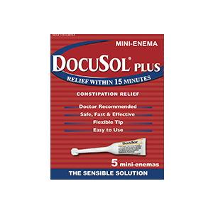 Alliance Labs DocuSol&reg; Plus Constipation Relief Mini Enemas 5 Count
