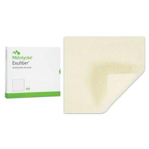 Molnlycke Exufiber&reg; Gelling Fiber Wound Dressing, 6'' x 6''