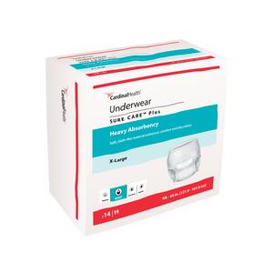 Cardinal Health, Underwear, Sure Care™ Plus, X-Large, 48"- 66"