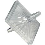 Allied Healthcare Inc Gomco&reg; Disposable Hydrophobic Bacterial Filter 2-1/4"x1-3/4", For Gomco Suction, Effective Filter Area: 7-2/7cm2, Connectors: 1/4-1/2" Hose Barb Each End