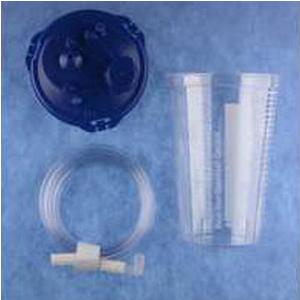 Cardinal Health&trade; Med-Vac&reg; Suction Canister with Tubing 1200cc, Blue
