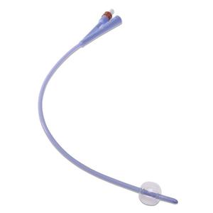 Cardinal Health&trade; Dover&trade; 100% Silicone Foley Catheter, 3-Way, 5mL Capacity, 22Fr OD, 16"