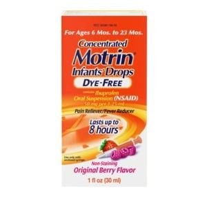 Motrin Dye-Free Infant Drops, 1 fl oz - REPLACES 5319804