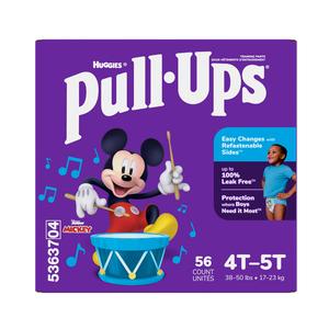 Pull-Ups Learning Designs Training Pants, Boy, 4T-5T, Giga Pack, Replaces Item 6945131