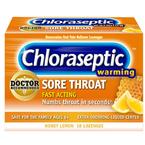 Chloraseptic, Honey Lemon, Warming Sore Throat Lozenges, 18 ct.