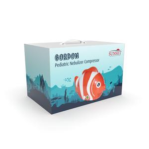 Sunset Healthcare Pediatric Fish Compressor Nebulizer with Neb Kit and Pediatric Aerosol Mask