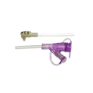 AMT Mini ONE&reg; Feeding Set 12" L, Right Angle Connector with Glow-in-the-Dark Y-Port Adapter