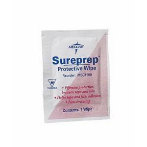 Medline Industries SurePrep&reg; Skin Protective Wipe, Latex-free, Alcohol