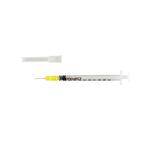 Monoject&trade; Standard Softpack Tuberculin Syringe 1mL with 27G x 1/2" L Detachable Needle