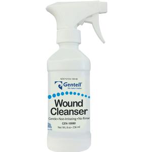 Gentell Wound Cleanser, Non-Sterile, Trigger Spray Bottle 8 oz