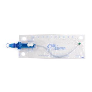 Cure Dextra Closed System, Straight Tip, 14 FR