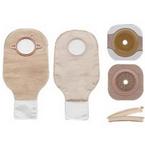 Hollister New Image&reg; Two-Piece Non-Sterile Drainable Colostomy/Ileostomy Kit 1-3/4" Stoma Opening, 2-1/4" Flange, Clamp Closure, Ultra Clear