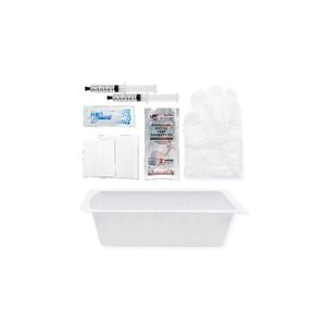 TruCath Duo Dual-Balloon Catheter Insertion Tray with 10mL Water Syringes and PVP Swabsticks