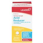 Leader Acid Reducer, Maximum Strength, 20mg Tablets, 200 ct (Compare To Maximum Strength Pepcid Ac)