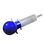 Amsino AMSure&reg; Bulb Irrigation Syringe Catheter Tip with Protector Cap, Latex Free, Sterile 60cc, 5cc Graduation