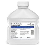 Nurse Assist USP Sterile Water for Irrigation, Square Bottle, Break Band Cap, 500 mL - REPLACES WE6290