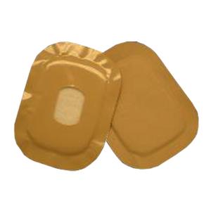 Austin AMPatch Stoma Cover, Style N-3, 3/4" x 1-1/4" Opening Center Hole, Rectangular