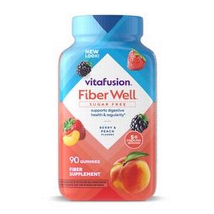 Vitafusion Fiber Well Sugar Free, 90 Gummies