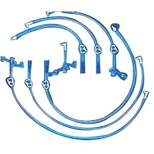 Halyard Professional MIC-KEY Bolus Extension Set 24" L with Catheter Tip, SECUR-LOK Straight Connector and Clamp
