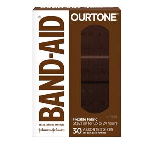 Band-Aid OurTone Adhesive Bandages, BR65, 30 ct