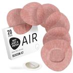 Not Just A Patch Air Patches for Dexcom G7 and Stelo, Brown, 20 ct