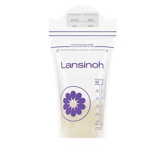 Lansinoh Breastmilk Storage Bags, Flat Pack, 120 ct