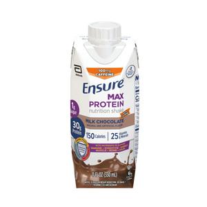 Ensure Max Protein, Milk Chocolate With Caffeine, Ready-to-Drink, 11 oz, Retail